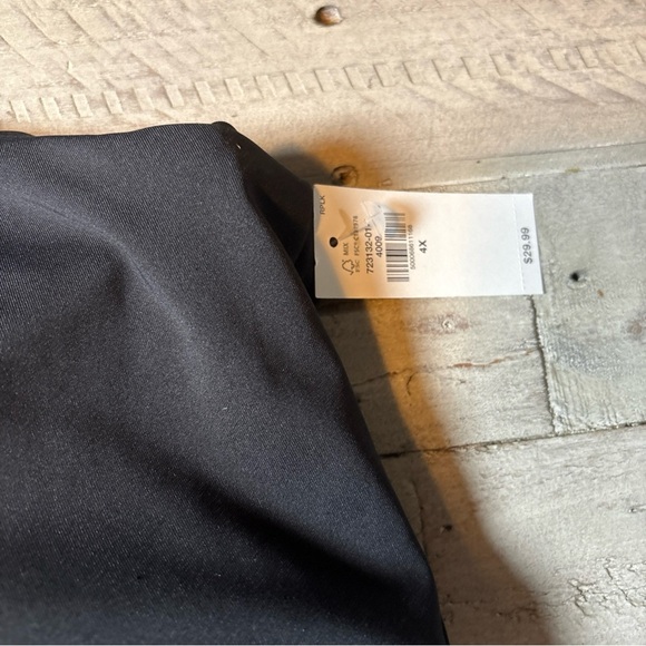 Old Navy Active Women Bra 3X Black Poly Blend Medium Support Powersoft Racerback - Picture 5 of 16